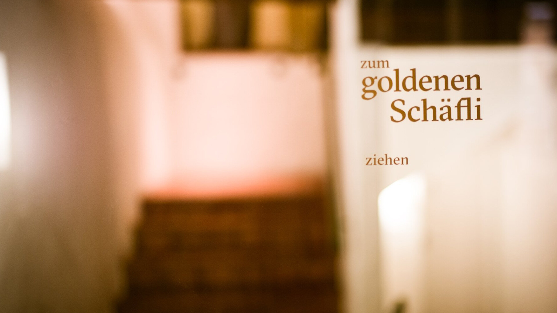 Restaurant Zum Goldenen Schäfli an der Metzgergasse in St. Gallen